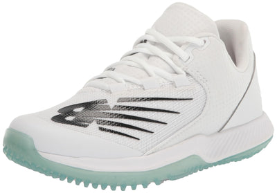 New Balance Men's FuelCell 4040 V6 Turf Baseball Shoe, White/Black, 16 M US