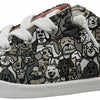 Skechers BOBS Women's Beach Bingo-Woof Pack Sneaker, Taupe/Multi, 8.5 M US