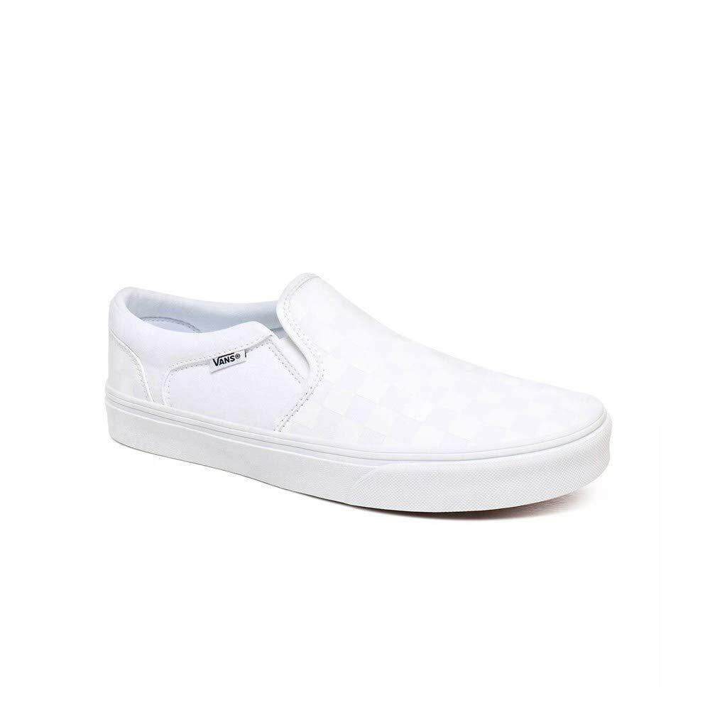 Vans Men's Mn Asher Trainers, Checkers Black Natural Ipd, 9 UK