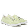 Vionic Beach Pismo Casual Women’s Fashion Sneakers-Sustainable Shoes That Include Three-Zone Comfort with Orthotic Insole Arch Support, Pale Lime Canvas 6 Wide
