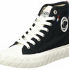 Palladium Unisex Palla Ace CVS MID Sneaker, Black/Marshmallow, 10.5 Women/9 Men