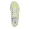 Vionic Beach Pismo Casual Women’s Fashion Sneakers-Sustainable Shoes That Include Three-Zone Comfort with Orthotic Insole Arch Support, Pale Lime Canvas 6 Wide