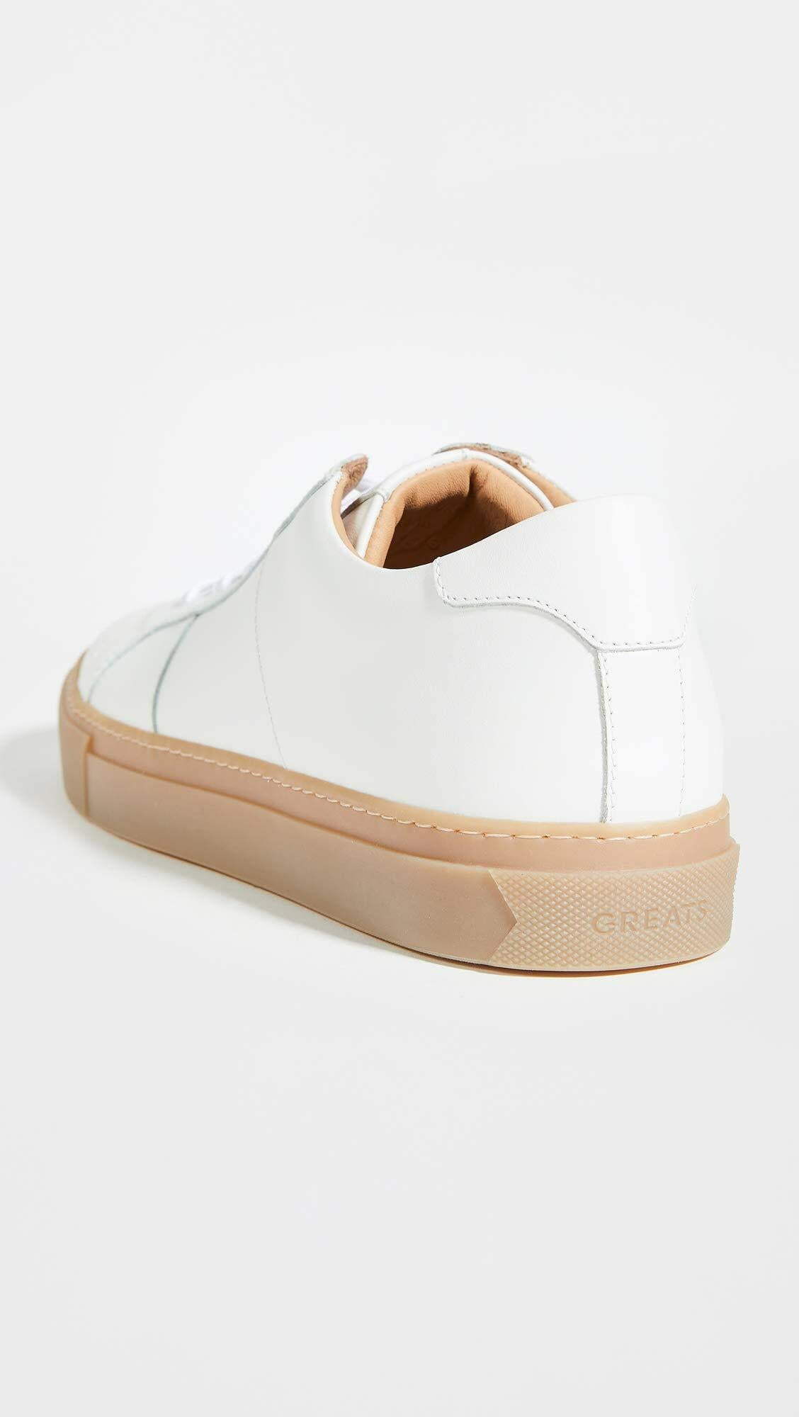 GREATS Men's Royale Sneakers, White Gum, 9.5 Medium US