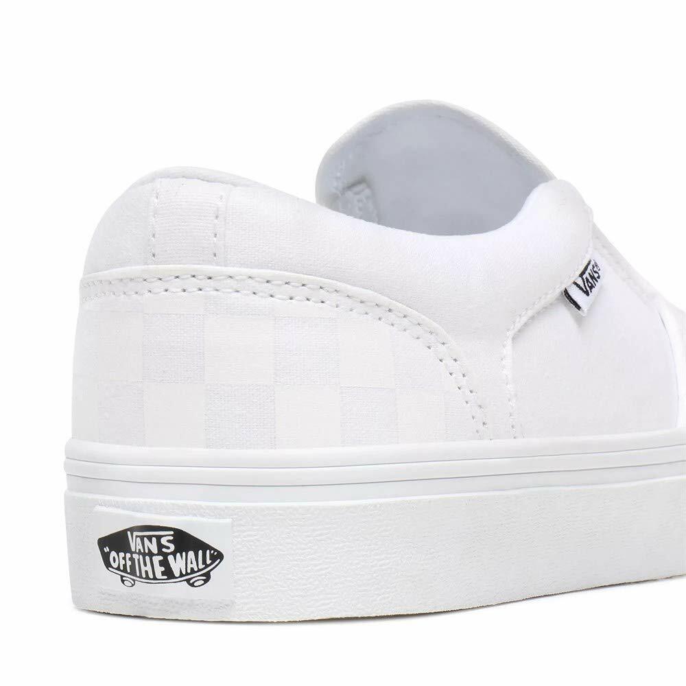 Vans Men's Mn Asher Trainers, Checkers Black Natural Ipd, 9 UK