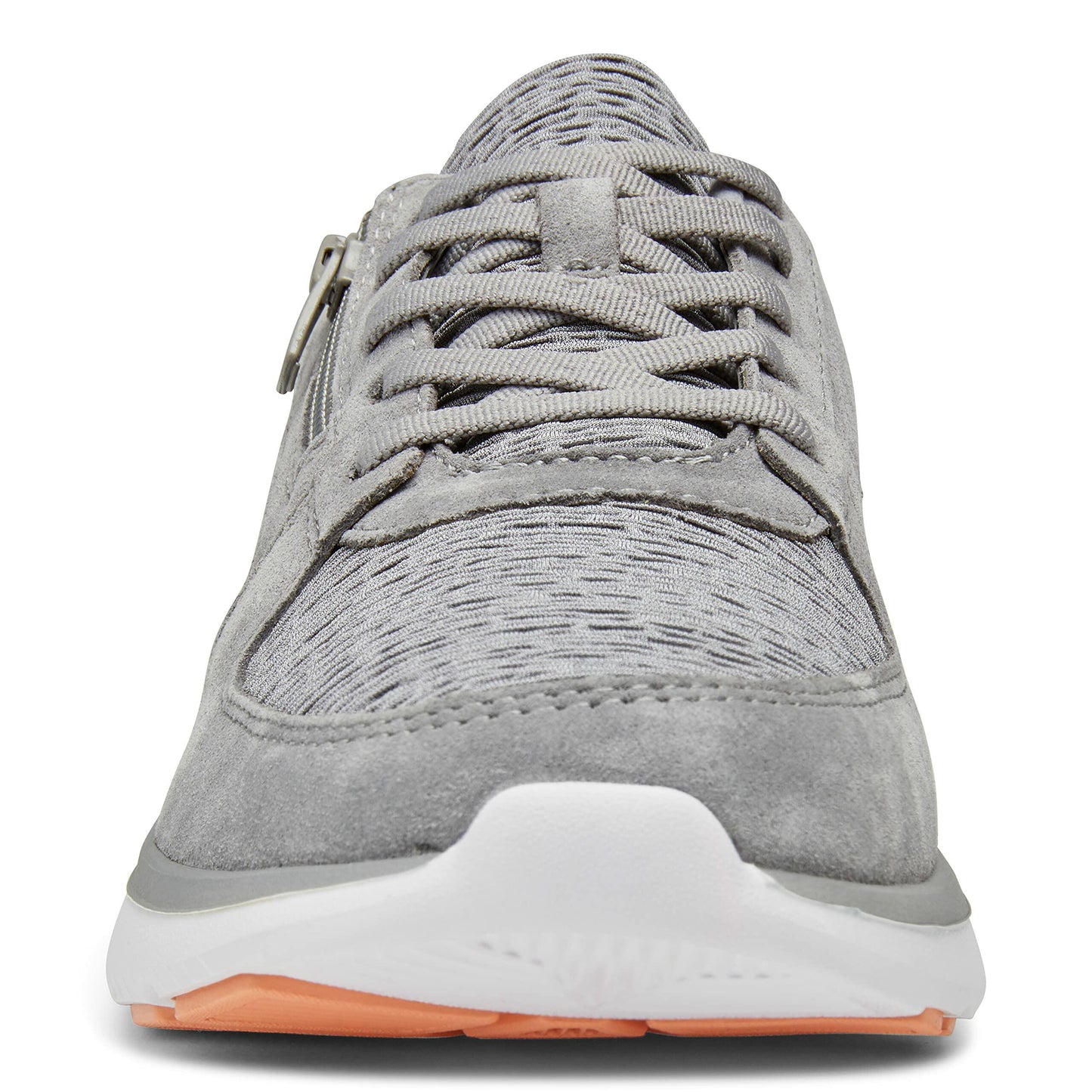 Vionic Women's Delmar Remi Lace-Up Fashion Sneakers- Supportive Walking Shoes That Include Three-Zone Comfort with Orthotic Insole Arch Support, Sneakers for Women Slate Grey 8.5 Medium US