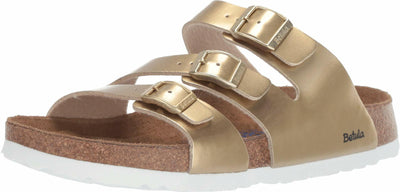 Birkenstock Betula Licensed Leo Soft Metal Gold Birko-Flor™ EU 36 (US Women's 5-5.5) Narrow