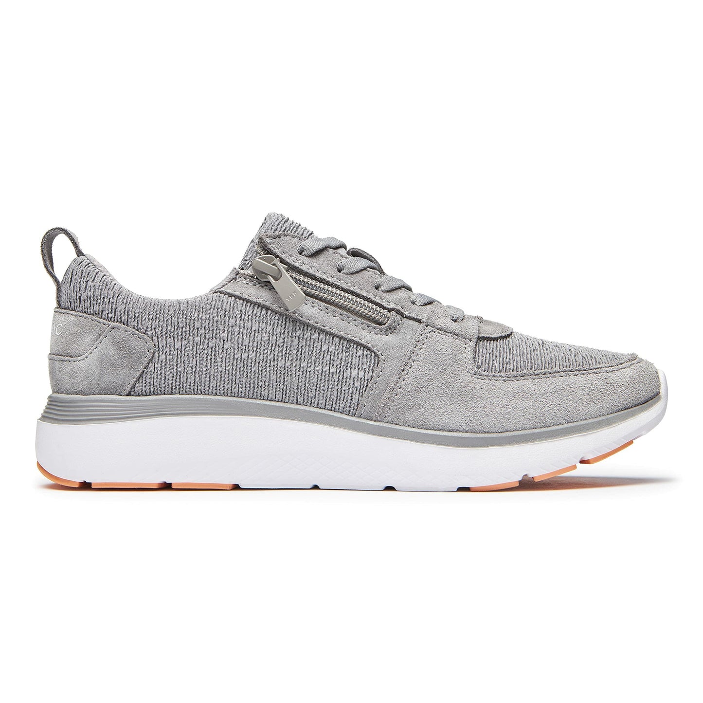 Vionic Women's Delmar Remi Lace-Up Fashion Sneakers- Supportive Walking Shoes That Include Three-Zone Comfort with Orthotic Insole Arch Support, Sneakers for Women Slate Grey 8.5 Medium US