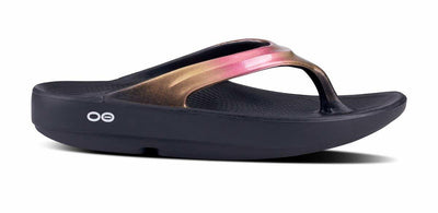 OOFOS - Women's OOlala - Post Exercise Active Sport Recovery Thong Sandal - Rose Gold - W7