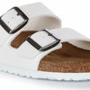 BIRKENSTOCK Unisex Slides, White, 9