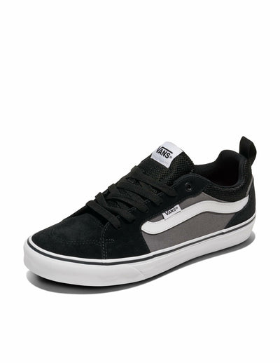 Vans Men's Filmore Shoe | Low-Top Fashion Sneakers, Footwear for Work, Walking & Casual Wear, Black/Pewter, 10