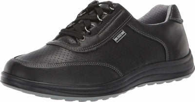 SAS Sporty Lux Lace Up Comfort Sneaker Black Perf 8.5 N - Narrow (AA)
