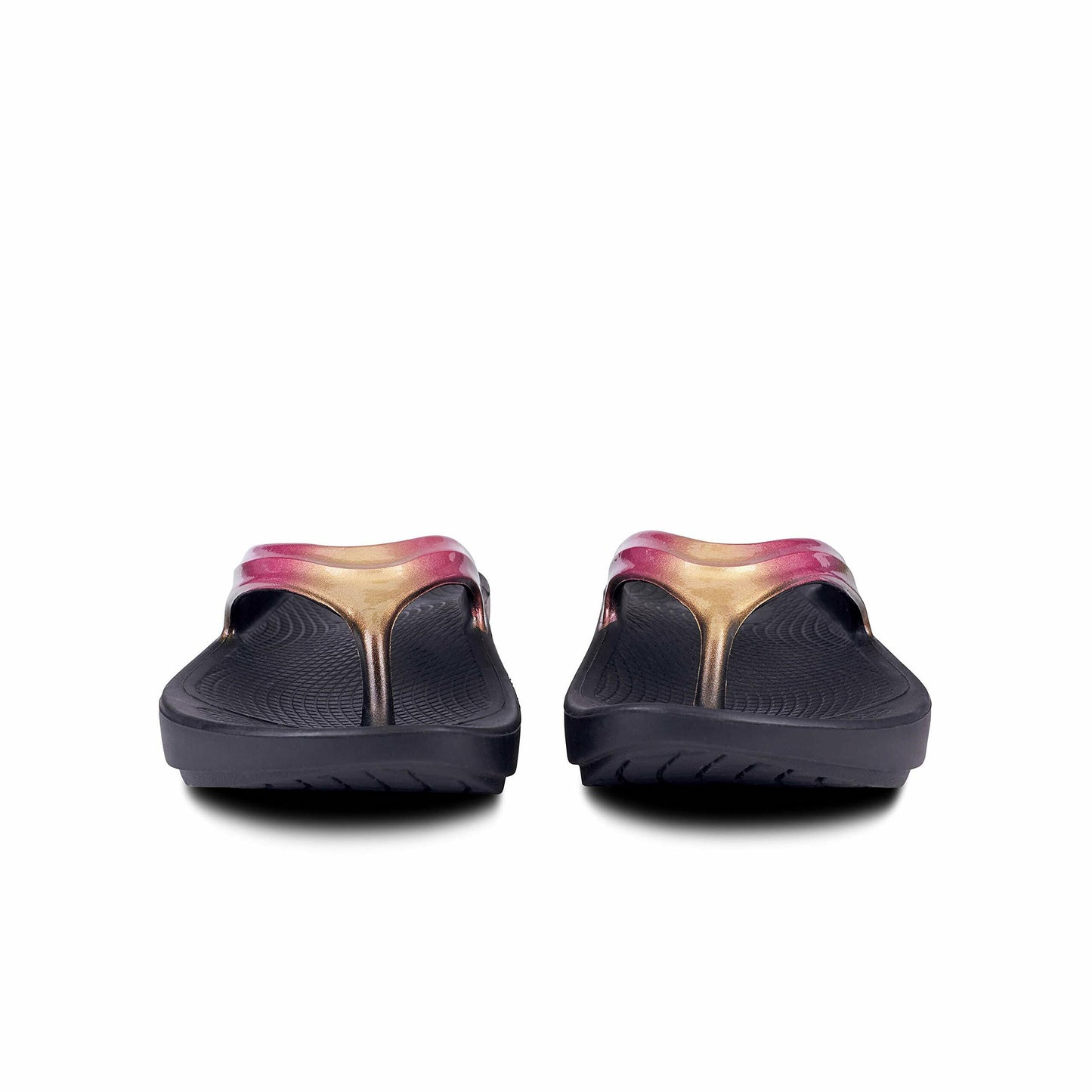 OOFOS - Women's OOlala - Post Exercise Active Sport Recovery Thong Sandal - Rose Gold - W7