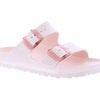 Birkenstock Women's Arizona Stealth Buckle EVA Sandals, Light Rose, Red, 6-6.5 Narrow US