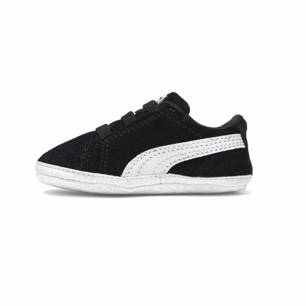 PUMA Suede Classic Crib (Infant/Toddler) Black White 2 Infant M