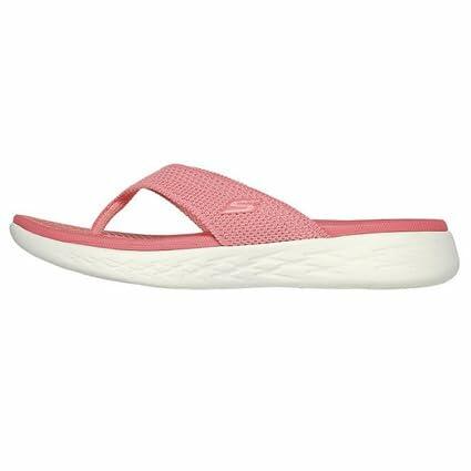 Skechers Performance Women's On The Go 400 Vivacity Flip Flop, Pink/White, 7