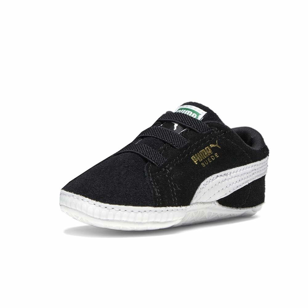 PUMA Suede Classic Crib (Infant/Toddler) Black White 2 Infant M