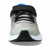 Saucony Velocer A/C Sneaker(Little Kid/Big Kid) Grey/Black/Blue 3 Little Kid M