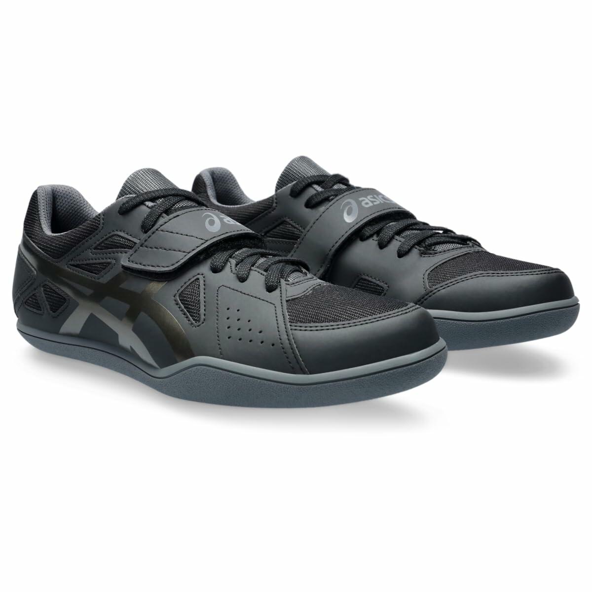 ASICS Men's Hyper Throw 3 Track & Field Shoe, 6, Black/Gunmetal