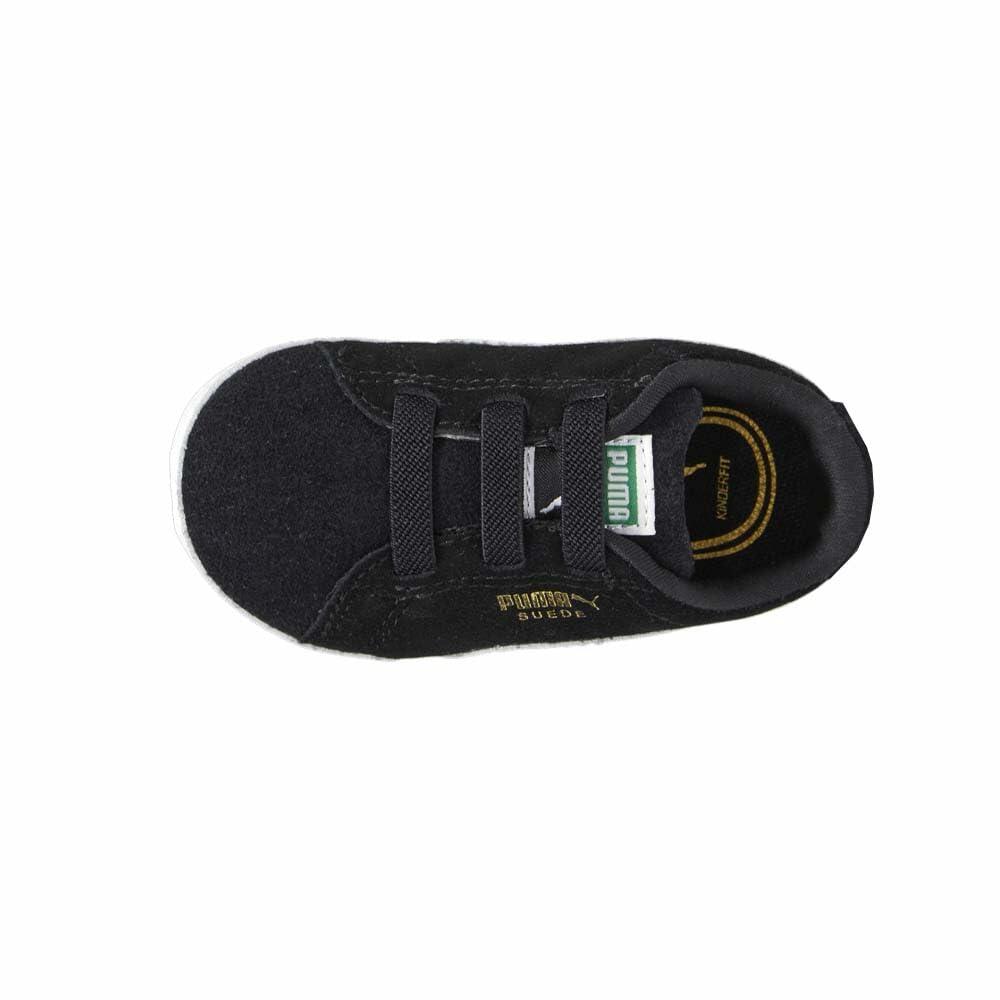 PUMA Suede Classic Crib (Infant/Toddler) Black White 2 Infant M