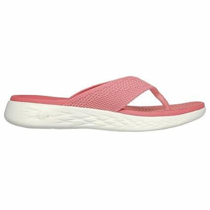 Skechers Performance Women's On The Go 400 Vivacity Flip Flop, Pink/White, 7