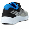 Saucony Velocer A/C Sneaker(Little Kid/Big Kid) Grey/Black/Blue 3 Little Kid M