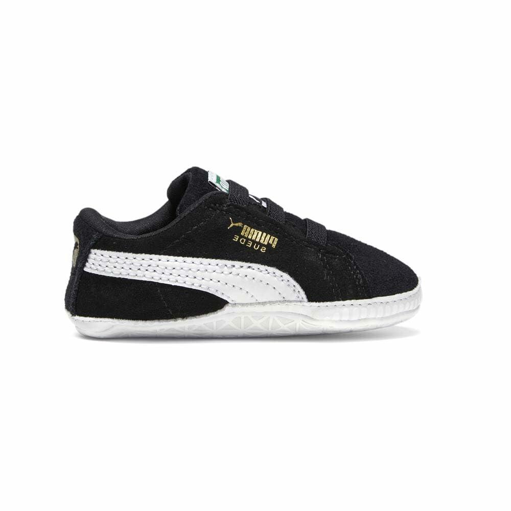 PUMA Suede Classic Crib (Infant/Toddler) Black White 2 Infant M