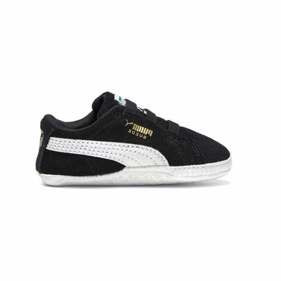 PUMA Suede Classic Crib (Infant/Toddler) Black White 2 Infant M
