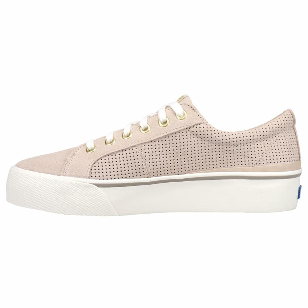 Keds Jump Kick Duo Lace Up, Sneaker Womens, Grey Suede, 9.5 Medium