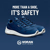 VORAN Sportsafe Energy 610-Z09 Alloy Toe EH Work Shoe Blue Nubuck 9.5 M