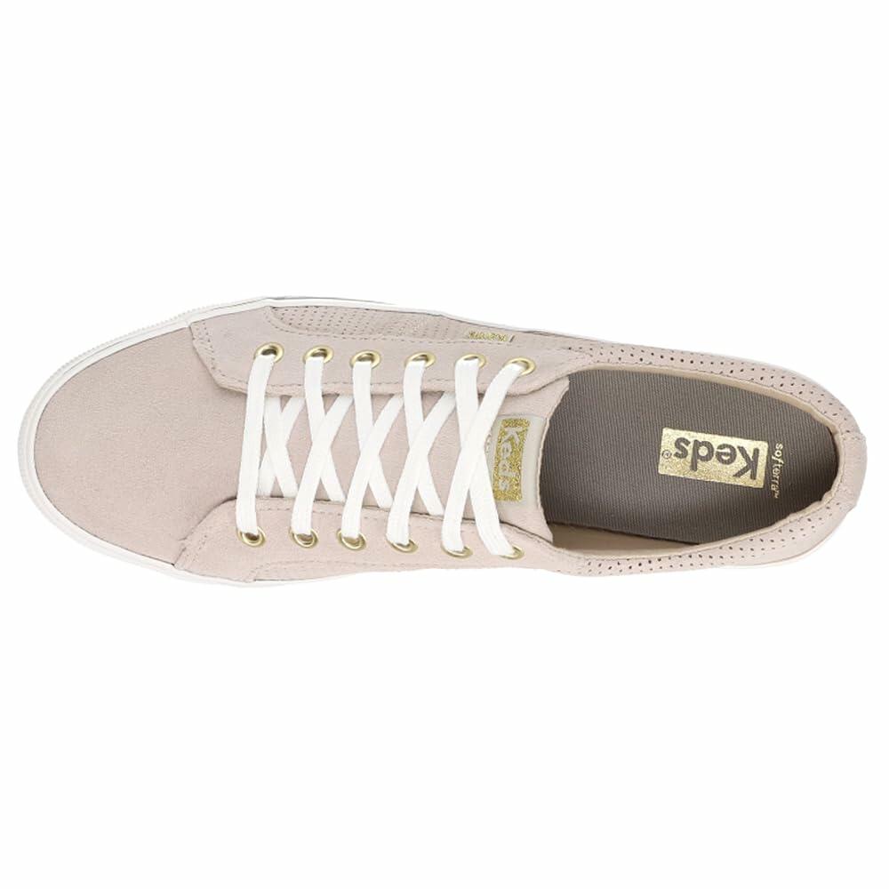Keds Jump Kick Duo Lace Up, Sneaker Womens, Grey Suede, 9.5 Medium