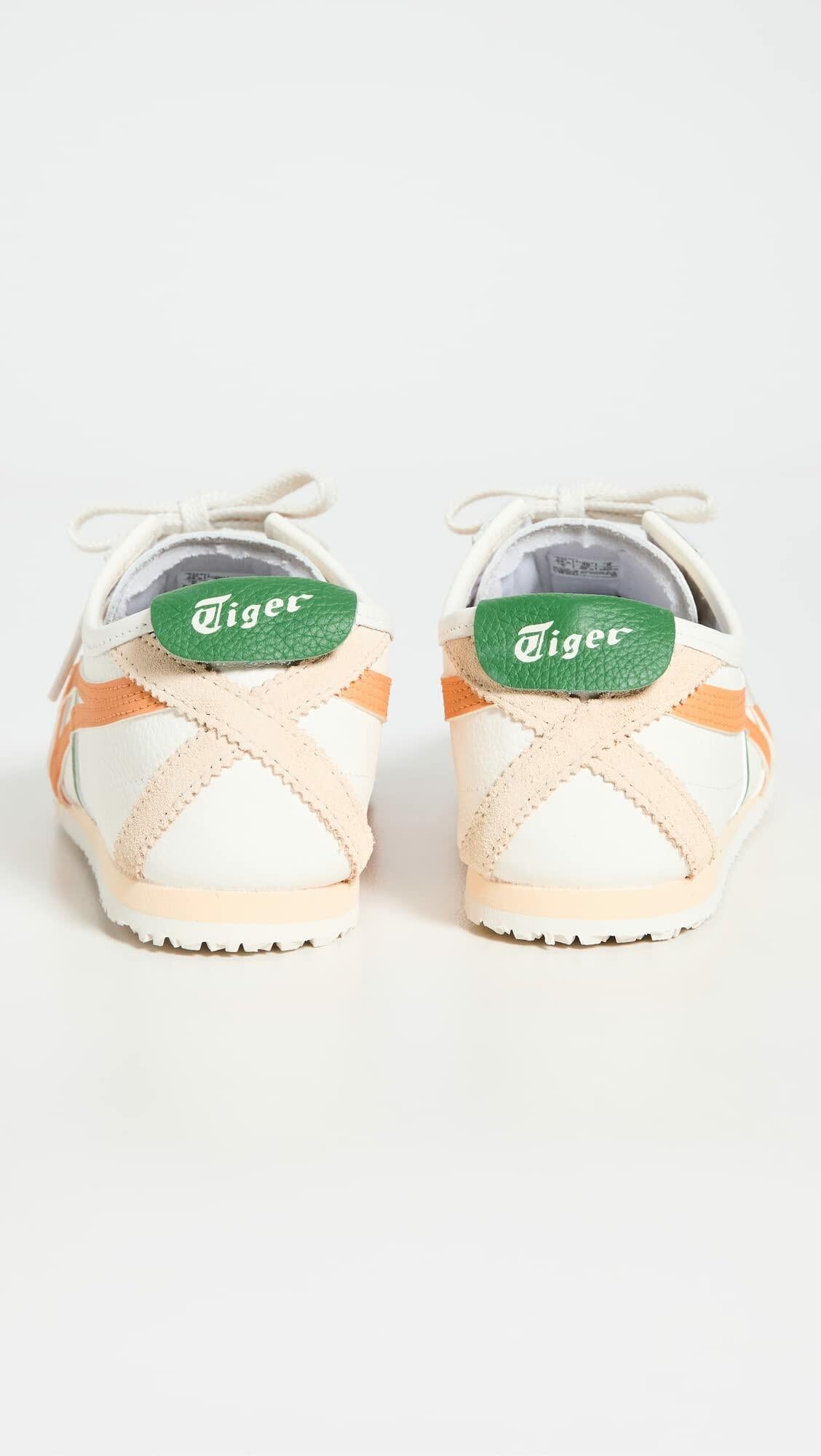 Onitsuka Tiger Women's Mexico 66 Sneakers, Cream/Citrus, Off White, 10 Medium US