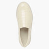 Vince Womens Warren Platform Slip On Fashion Sneakers Cream Leather 9 M