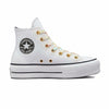Converse Womens Chuck Taylor All Star Lift Sneakers White/Storm Wind SZ 8