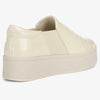 Vince Womens Warren Platform Slip On Fashion Sneakers Cream Leather 9 M