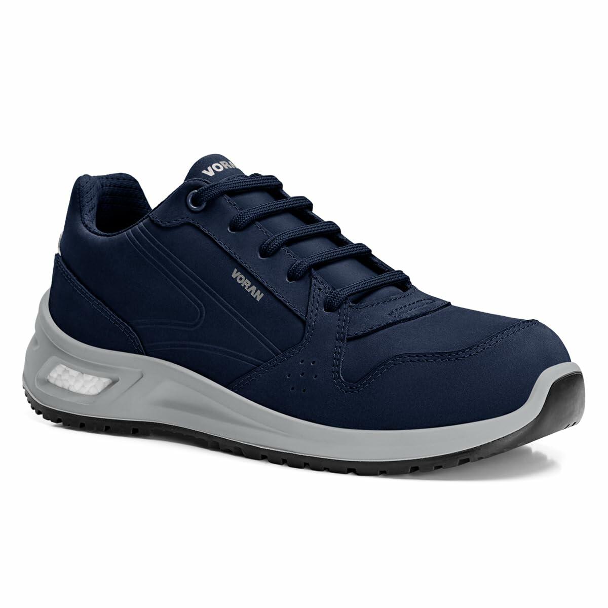 VORAN Sportsafe Energy 610-Z09 Alloy Toe EH Work Shoe Blue Nubuck 9.5 M