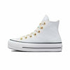 Converse Womens Chuck Taylor All Star Lift Sneakers White/Storm Wind SZ 8