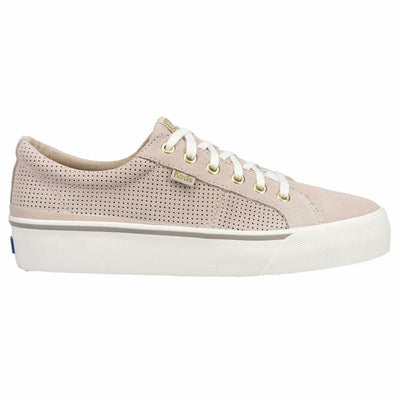 Keds Jump Kick Duo Lace Up, Sneaker Womens, Grey Suede, 9.5 Medium