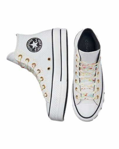 Converse Womens Chuck Taylor All Star Lift Sneakers White/Storm Wind SZ 8