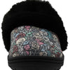 Skechers Womens Too Cozy Pooch Parade Slipper, Black/Multi,6 M US