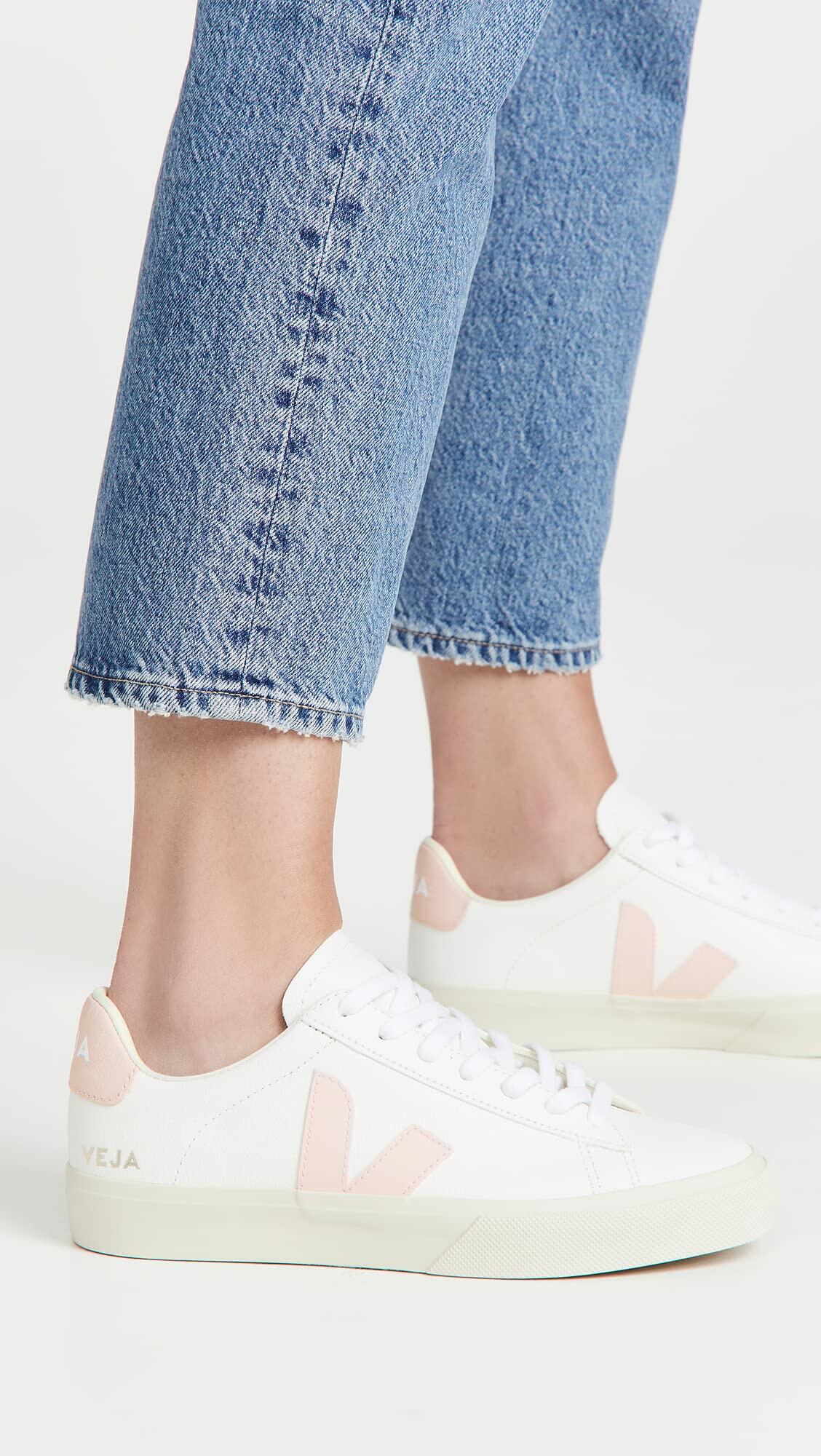 Veja Women's Campo Sneakers, Extra/White/Petale, 5 Medium US