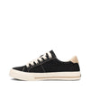 Taos Z Soul Women's Sneaker - Stylish Platform Sneaker with Removable Footbed, Arch Support, Premium Cushioning, Lace-Up Adjustability, and Easy Access Zipper Black/Tan Distressed 7 (W) US