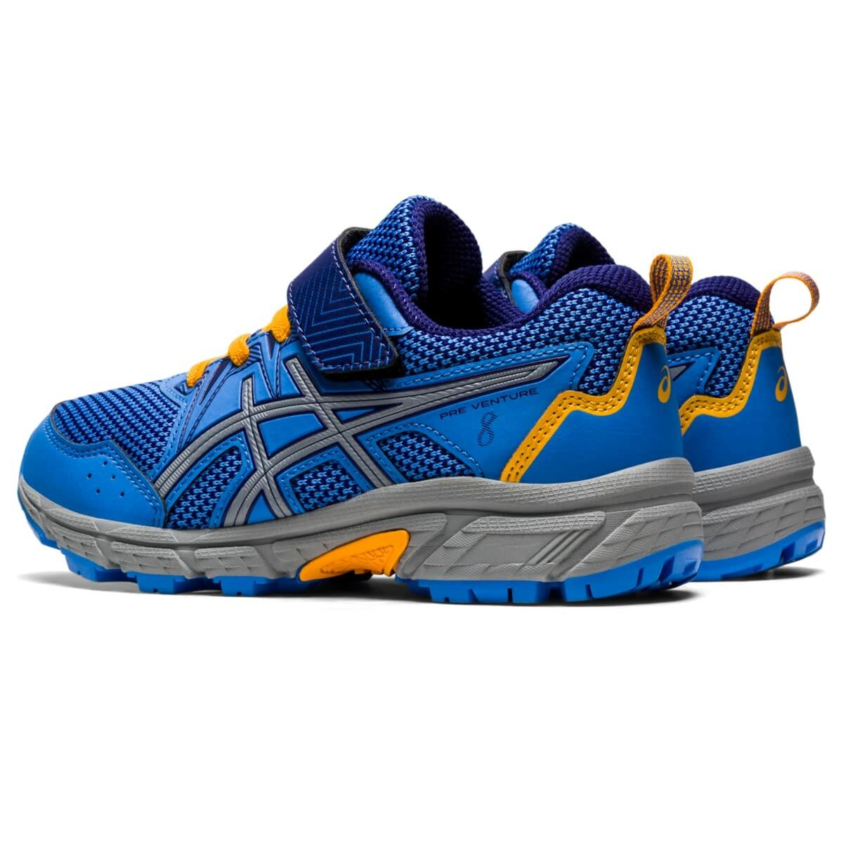 ASICS Kid's PRE Venture 8 Pre-School Running Shoes, 3, Blue Coast/Dive Blue