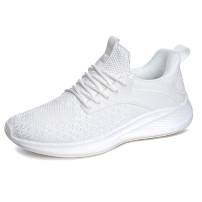 Mens Sneakers White Shoes for Men - Slip Resistant Trail Running Athletic Tennis Workout Gym Shoes Altra Light Breathable Mesh Casual Walking Shoes Size 11