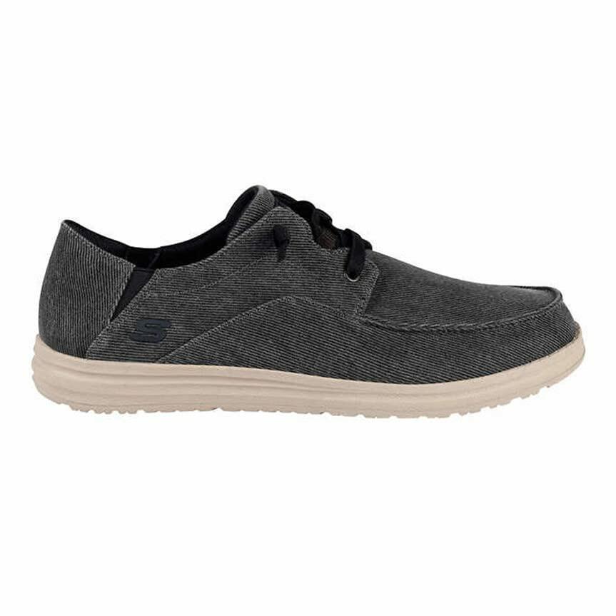 Skechers Men's Memory Foam Ultra Premium Cushion Sneaker, 13, Black Heather