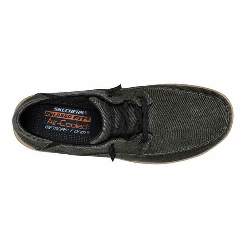 Skechers Men's Memory Foam Ultra Premium Cushion Sneaker, 13, Black Heather