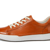 Josef Seibel® Claire 01 Leather Sneakers for Women – Leather and Textile Construction – Moc Toe Mandarin Male/Male EU 36 (US Women's 5-5.5) M