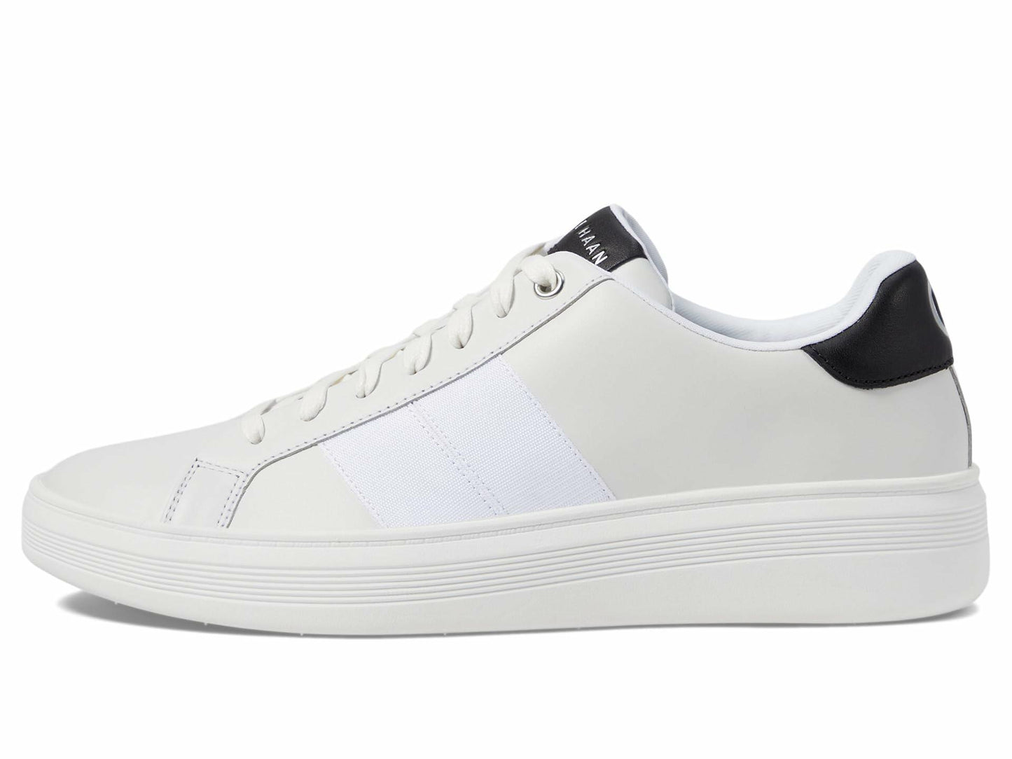 Cole Haan Men's Grand Crosscourt Premier, White/Black/Birch, 8-W US