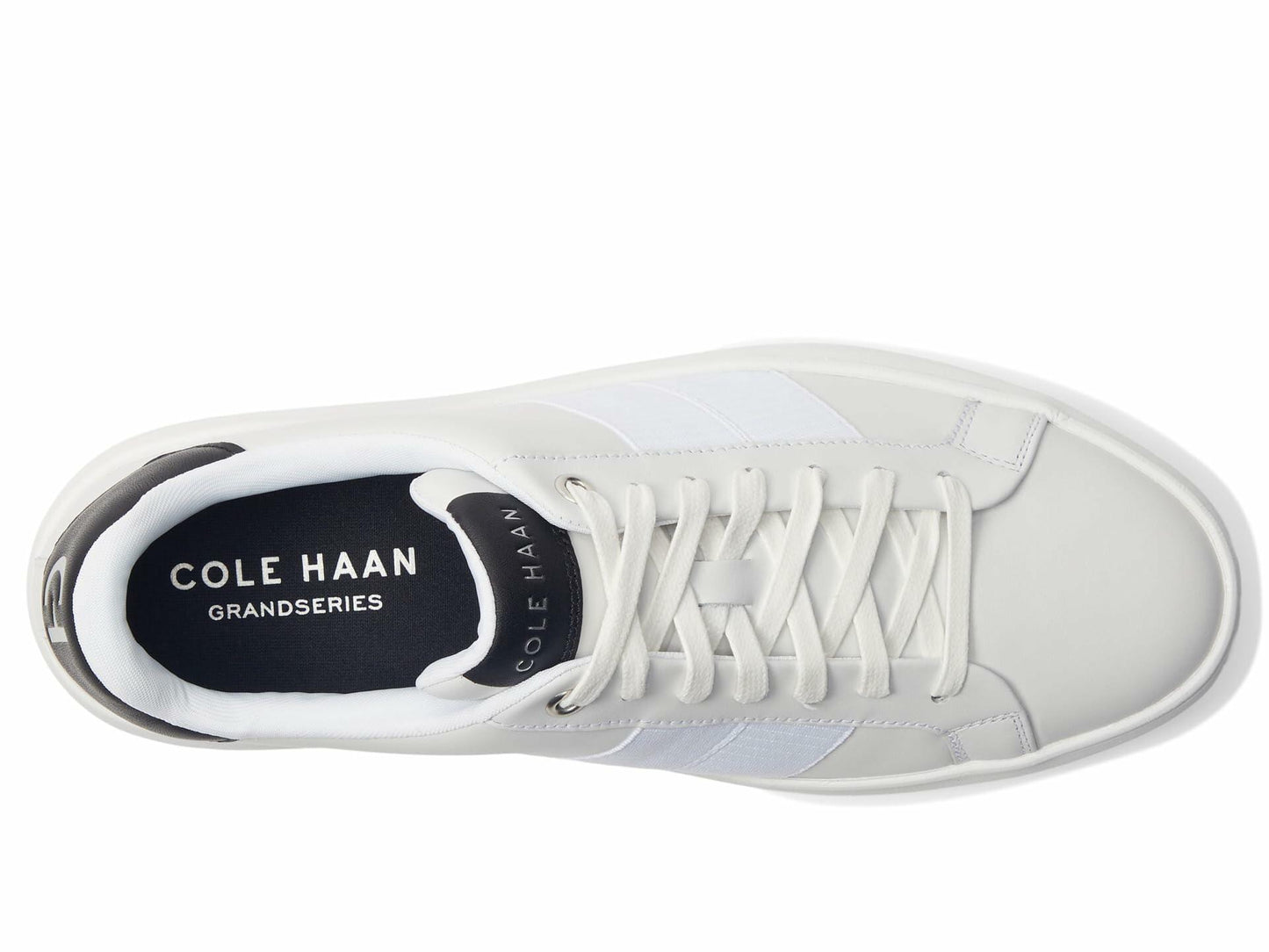 Cole Haan Men's Grand Crosscourt Premier, White/Black/Birch, 8-W US