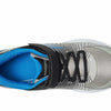 Saucony Velocer A/C Sneaker(Little Kid/Big Kid) Grey/Black/Blue 3 Little Kid M