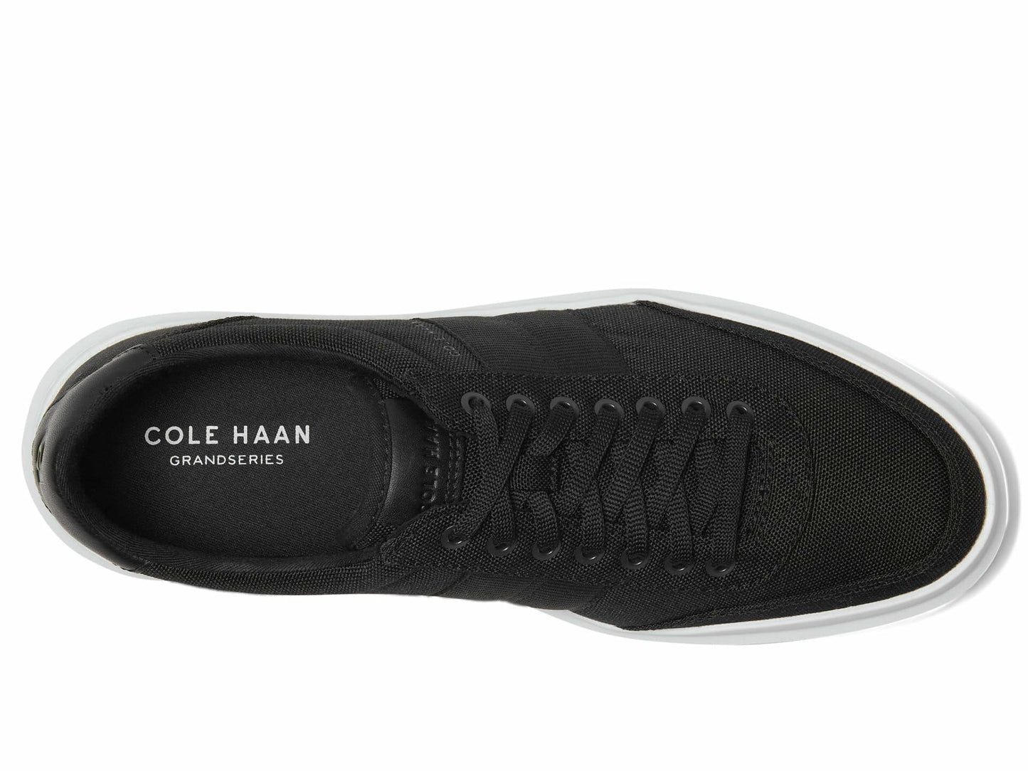 Cole Haan Men's Grandpro Rally Canvas Court 2, Black/Optic White, 8-W US